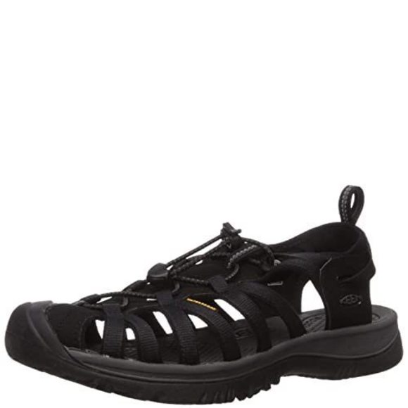 KEEN WOMEN'S WHISPER CLOSED TOE SPORT SANDALS BLACK/MAGNET 11